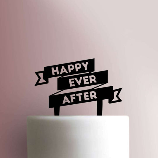 Happy Ever After - Acrylic Cake Topper