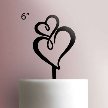 Heart - Acrylic Cake Topper