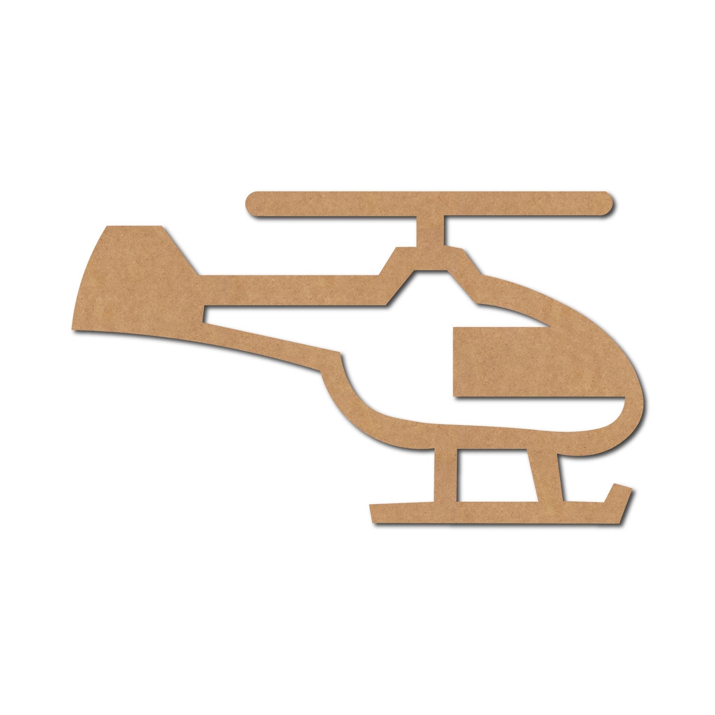 Helicopter Cutout Shape 1