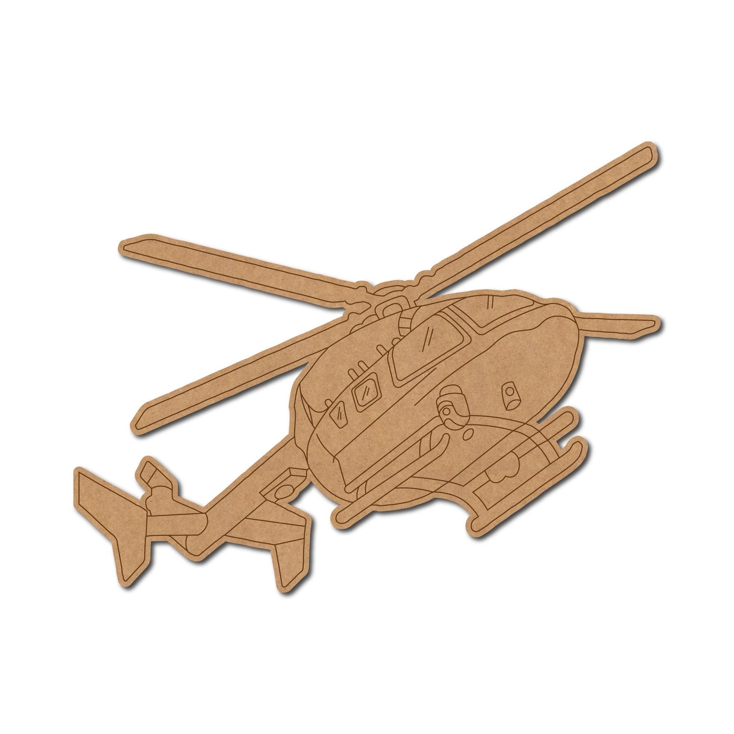 Helicopter Pre Marked Shape 3