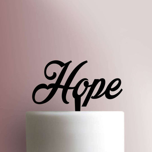 Hope - Acrylic Cake Topper