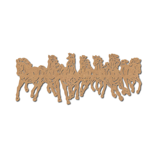 Horses Base Cutout Design 2