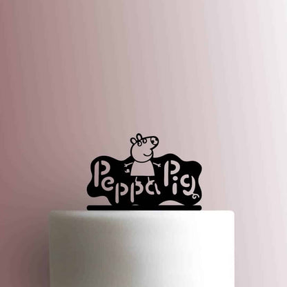 Peppa Pig Logo - Acrylic Cake Topper