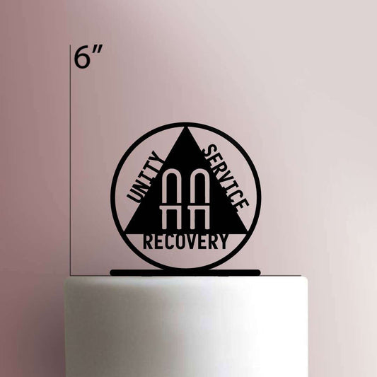 AA ? Alchoholic?s Anonymous- Acrylic Cake Topper