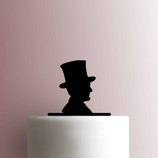 Abraham Lincoln Head - Acrylic Cake Topper