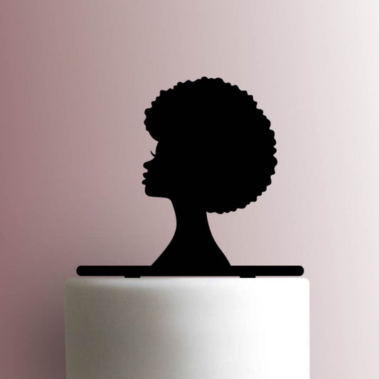 Afro Woman - Acrylic Cake Topper