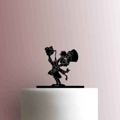 Alice in Wonderland ? Mad Hatter with Teapot - Acrylic Cake Topper