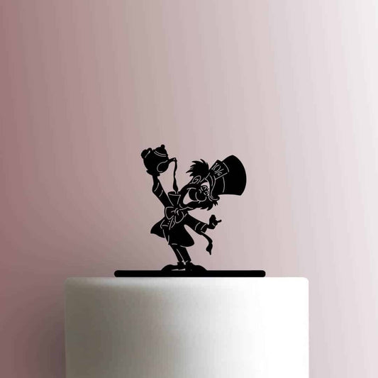 Alice in Wonderland ? Mad Hatter with Teapot - Acrylic Cake Topper