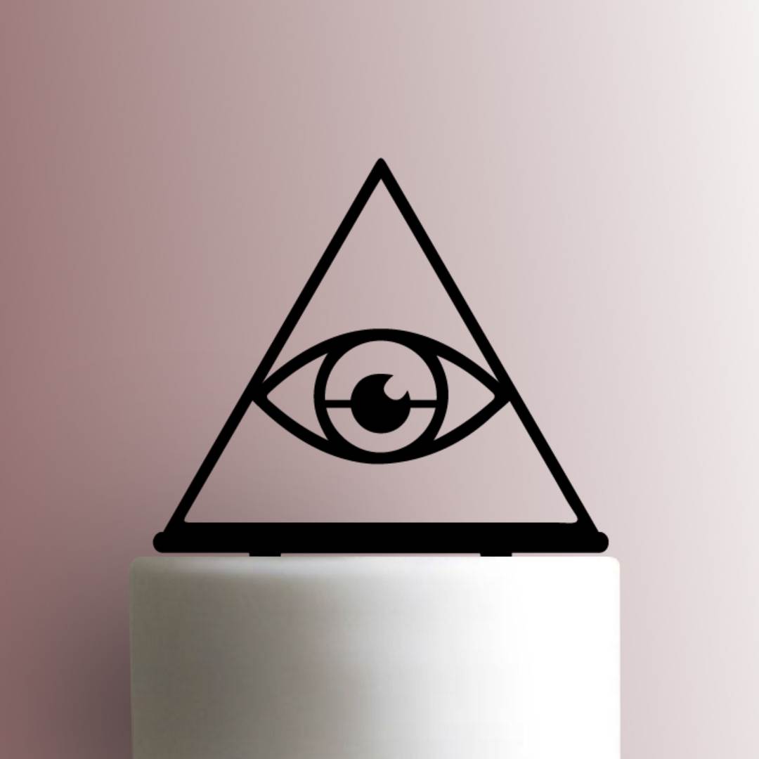 All Seeing Eye - Acrylic Cake Topper