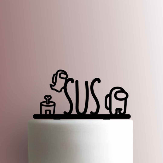 Among Us ? SUS - Acrylic Cake Topper