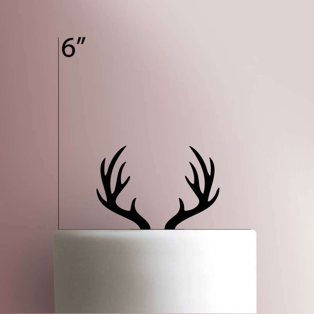 Antlers- Acrylic Cake Topper