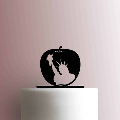 Apple Statue of Liberty - Acrylic Cake Topper