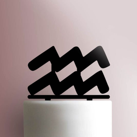 Aquarius Zodiac- Acrylic Cake Topper