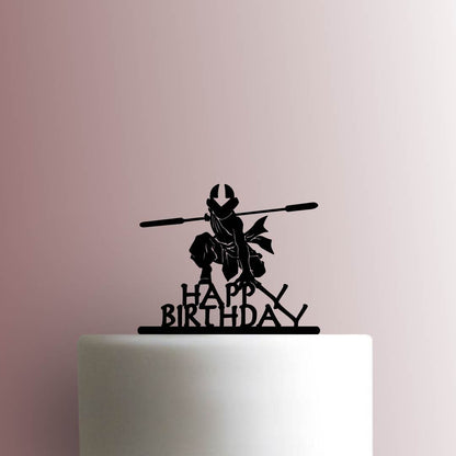 Avatar The Last Airbender ? Aang Happy Birthday - Acrylic Cake Topper