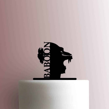 Baboon - Acrylic Cake Topper