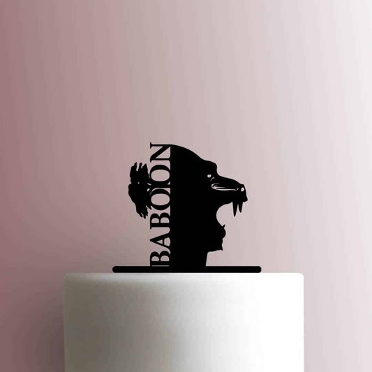 Baboon - Acrylic Cake Topper