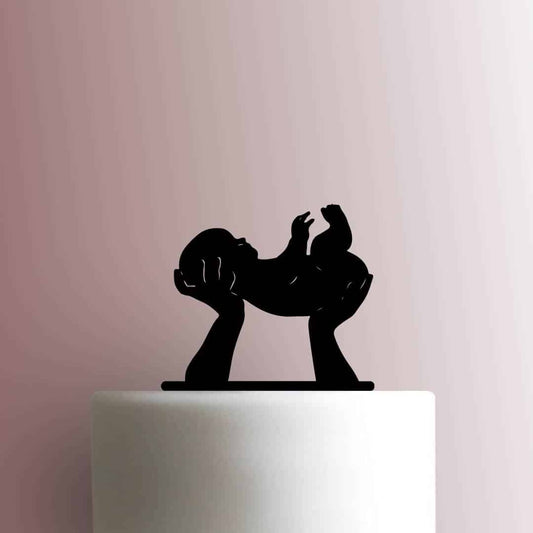 Baby in Hands - Acrylic Cake Topper