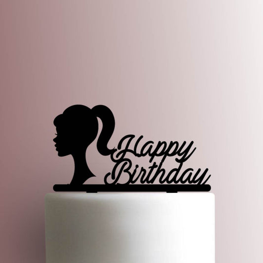 Barbie Happy Birthday - Acrylic Cake Topper