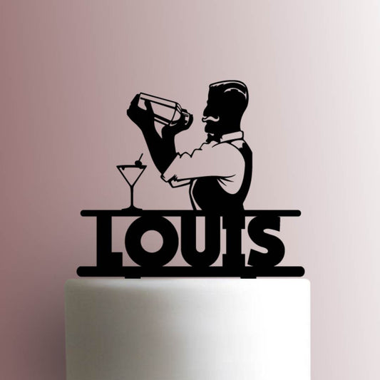 Bartender 225-A40- Acrylic Cake Topper