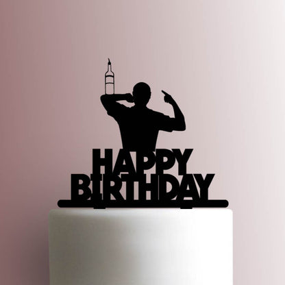 Bartender Happy Birthday - Acrylic Cake Topper