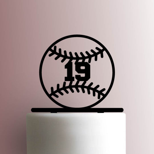 Baseball Number 225-A38- Acrylic Cake Topper