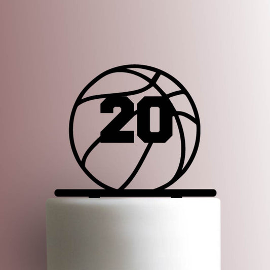 Basketball Number 225-A38- Acrylic Cake Topper
