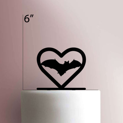 Bat Heart- Acrylic Cake Topper