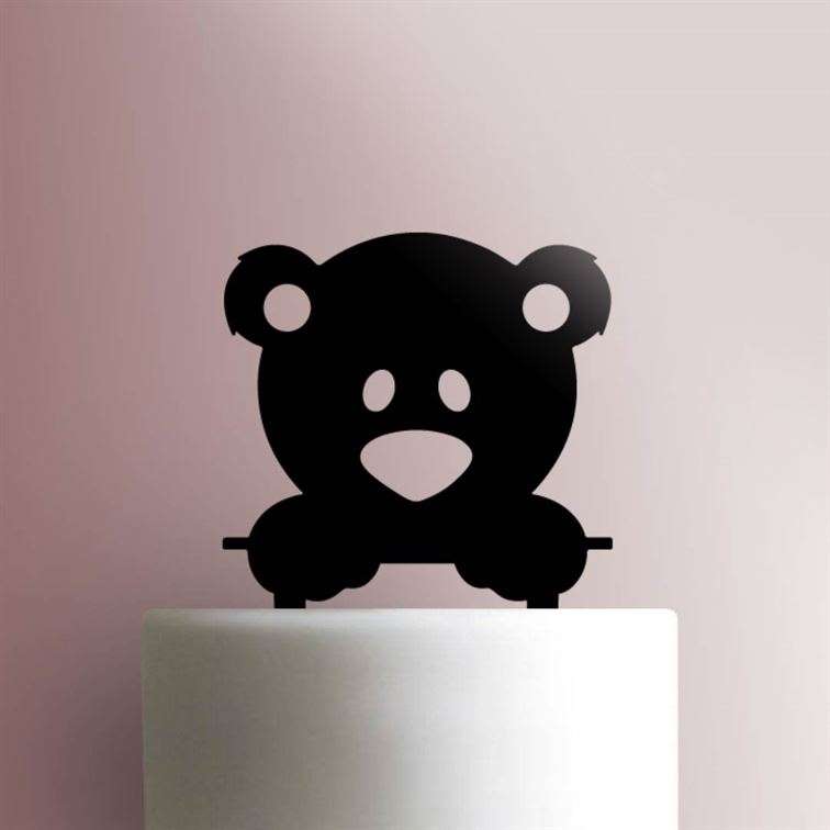 Bear- Acrylic Cake Topper