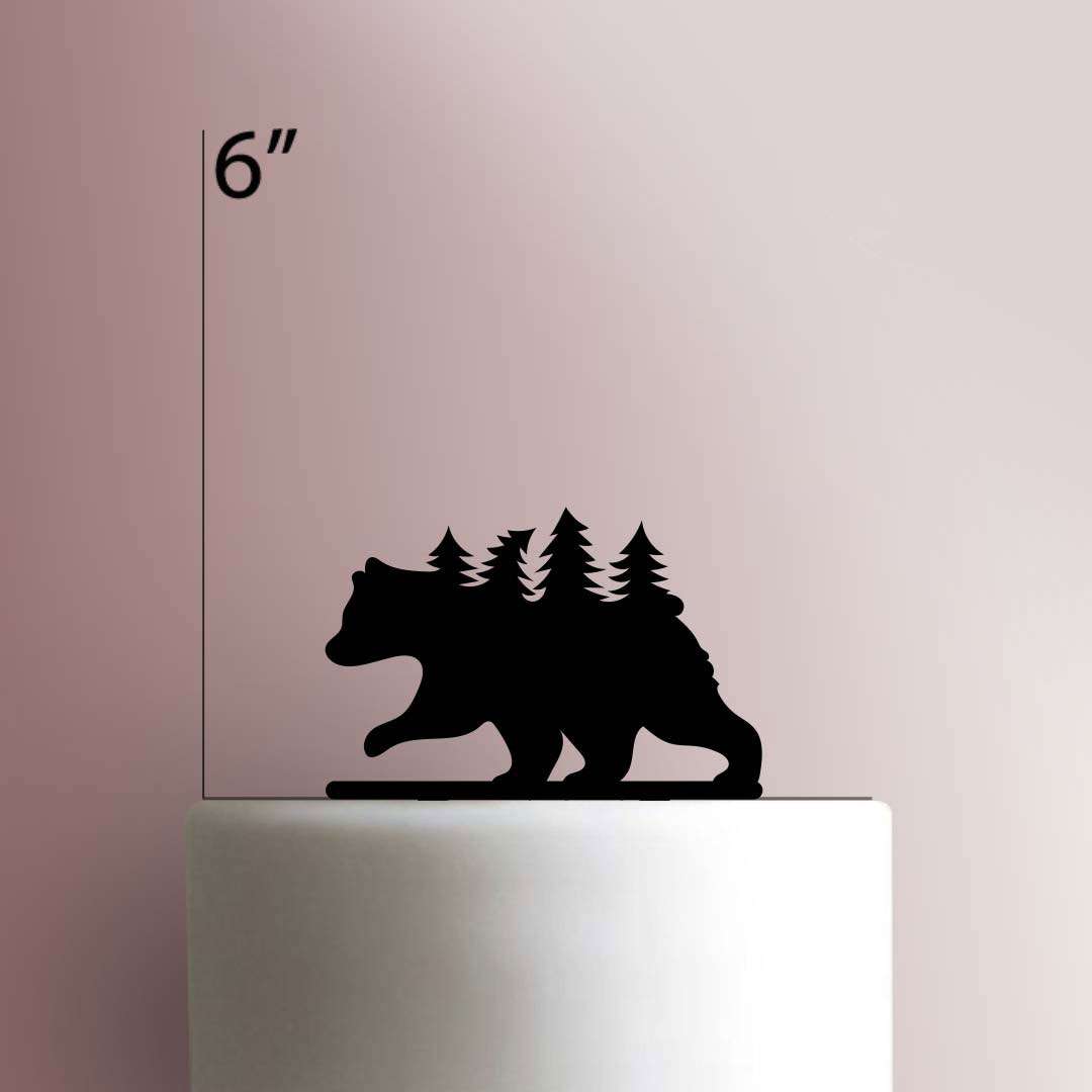 Bear Forest- Acrylic Cake Topper