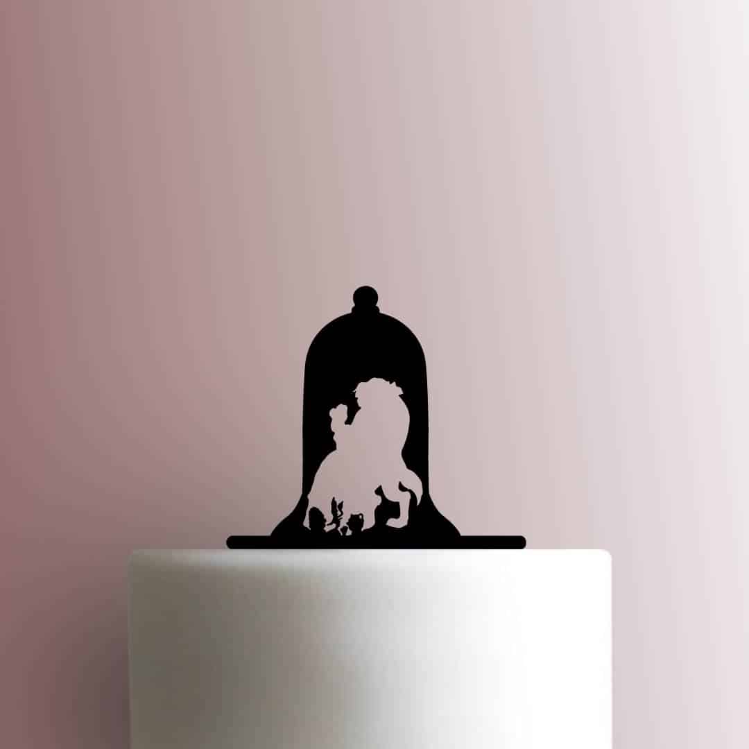 Beauty and the Beast - Acrylic Cake Topper
