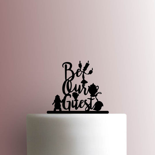 Beauty and the Beast ? Be Our Guest - Acrylic Cake Topper
