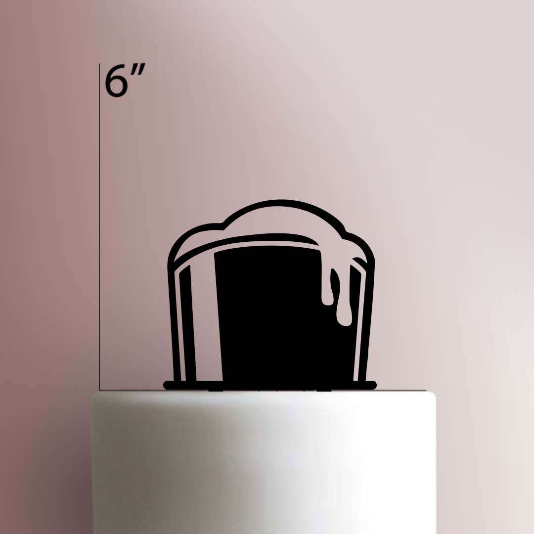 Beer- Acrylic Cake Topper
