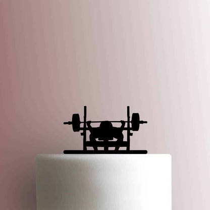 Bench Press Workout - Acrylic Cake Topper