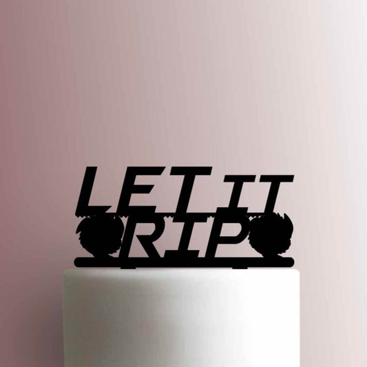 Beyblade ? Let it Rip - Acrylic Cake Topper