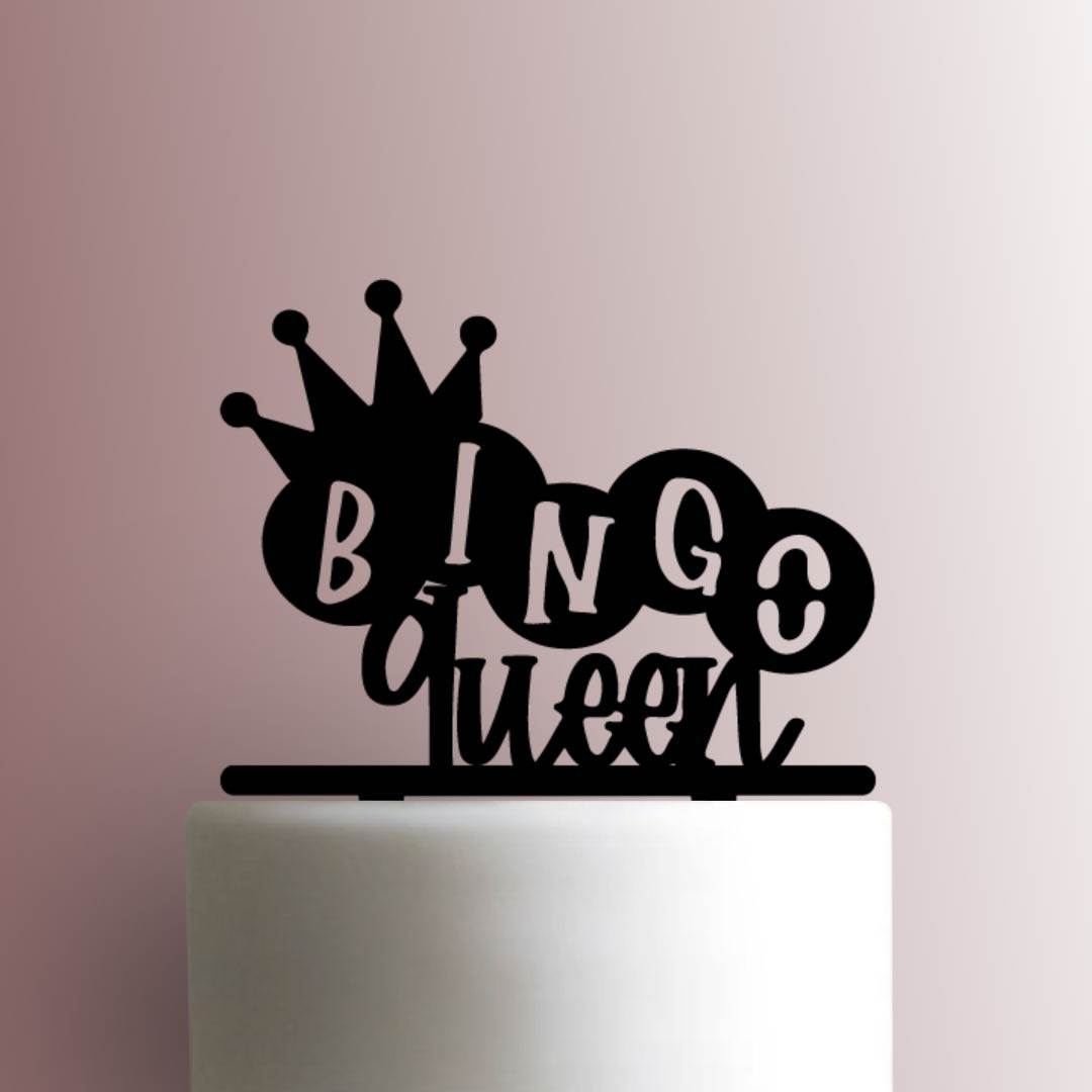 Bingo Queen - Acrylic Cake Topper