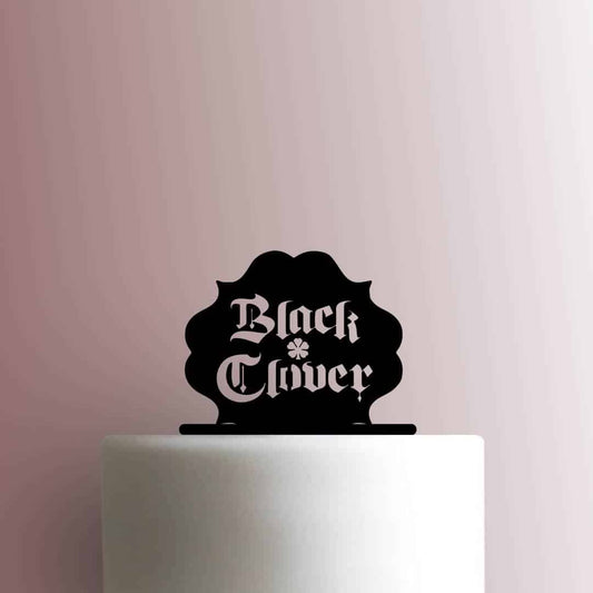 Black Clover Logo - Acrylic Cake Topper