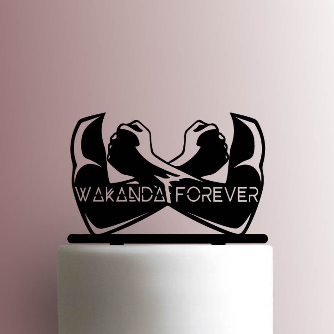 Black Panther ? Wakanda Forever - Acrylic Cake Topper