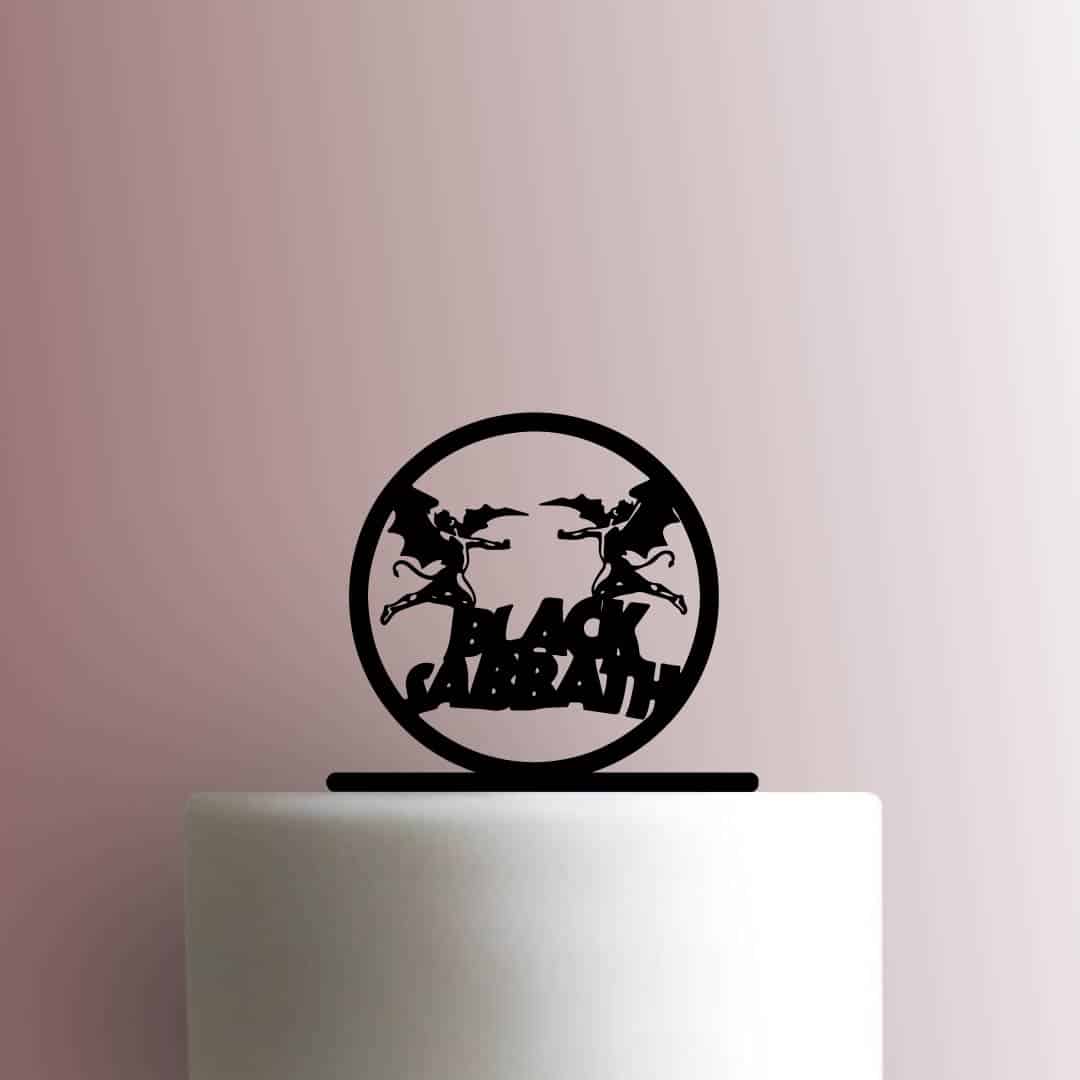 Black Sabbath Fallen Angel Logo - Acrylic Cake Topper