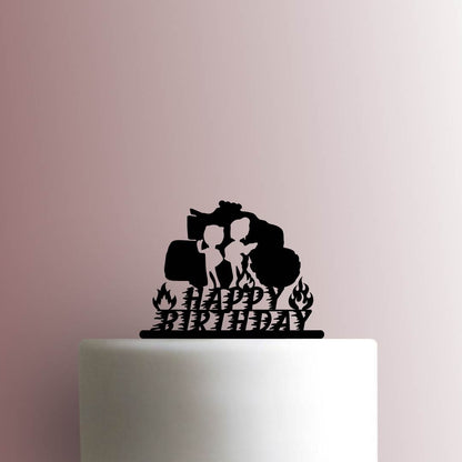Blaze and the Monster Machines Happy Birthday - Acrylic Cake Topper
