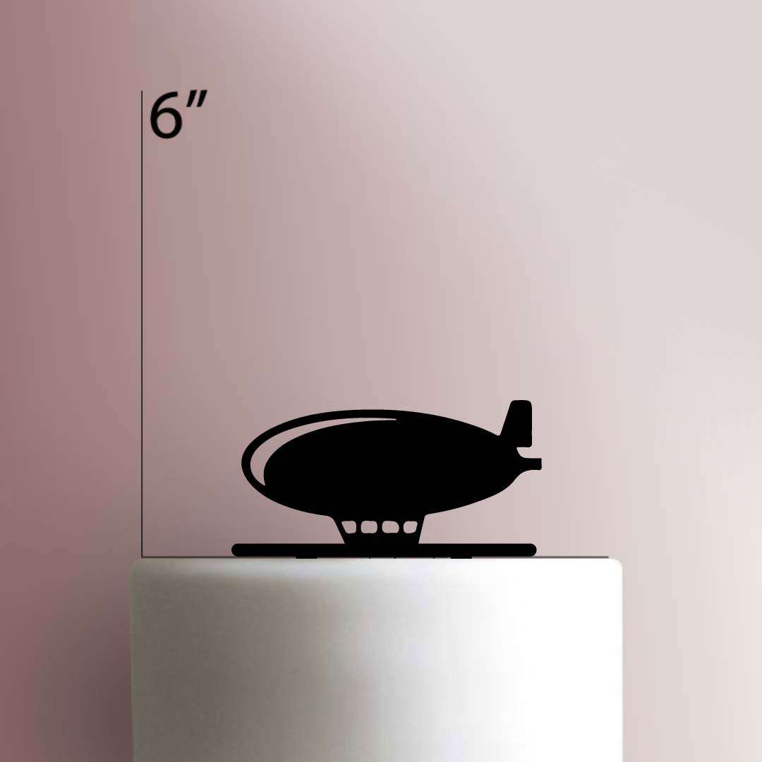 Blimp- Acrylic Cake Topper