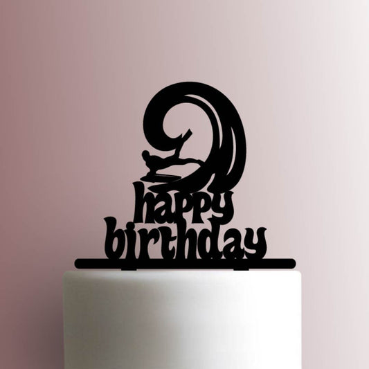Boogie Board Happy Birthday - Acrylic Cake Topper