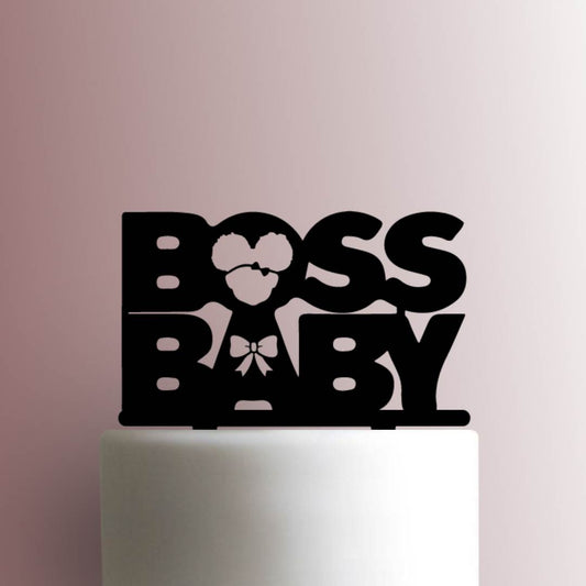 Boss Baby Girl - Acrylic Cake Topper