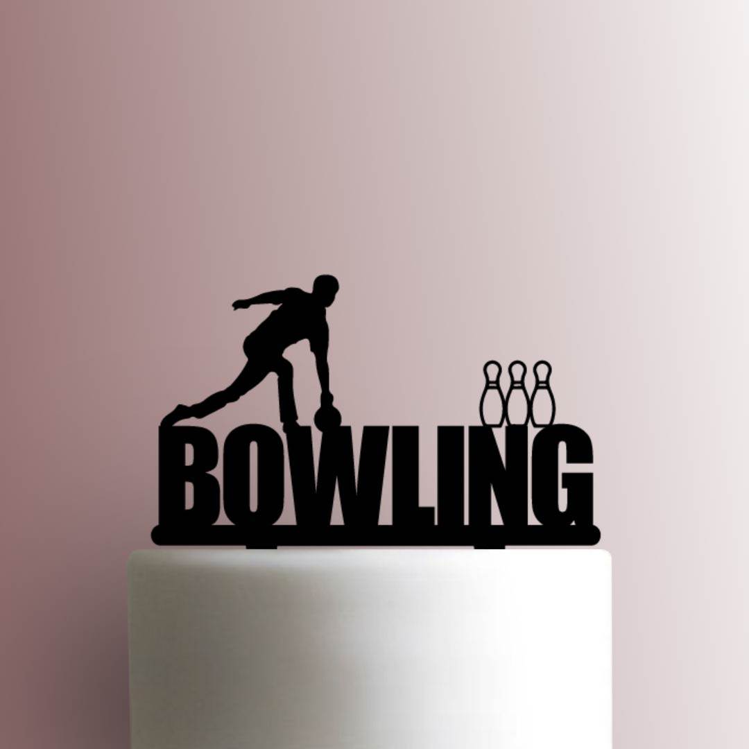 Bowling - Acrylic Cake Topper
