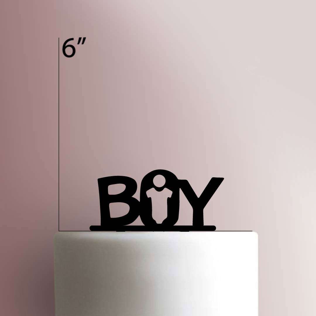 Boy- Acrylic Cake Topper