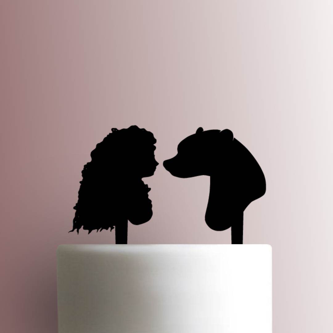 Brave ? Merida and Bear - Acrylic Cake Topper