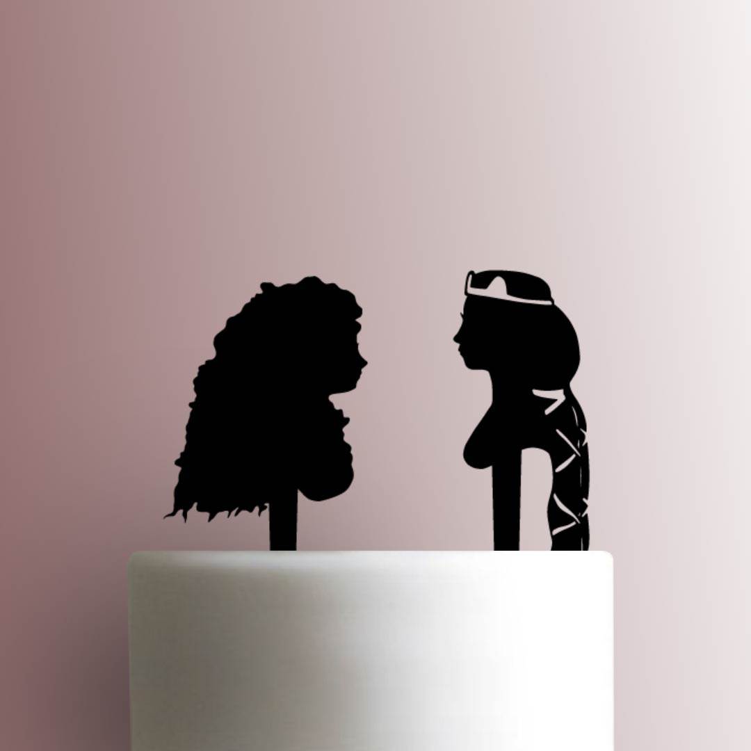 Brave ? Merida and Elinor - Acrylic Cake Topper