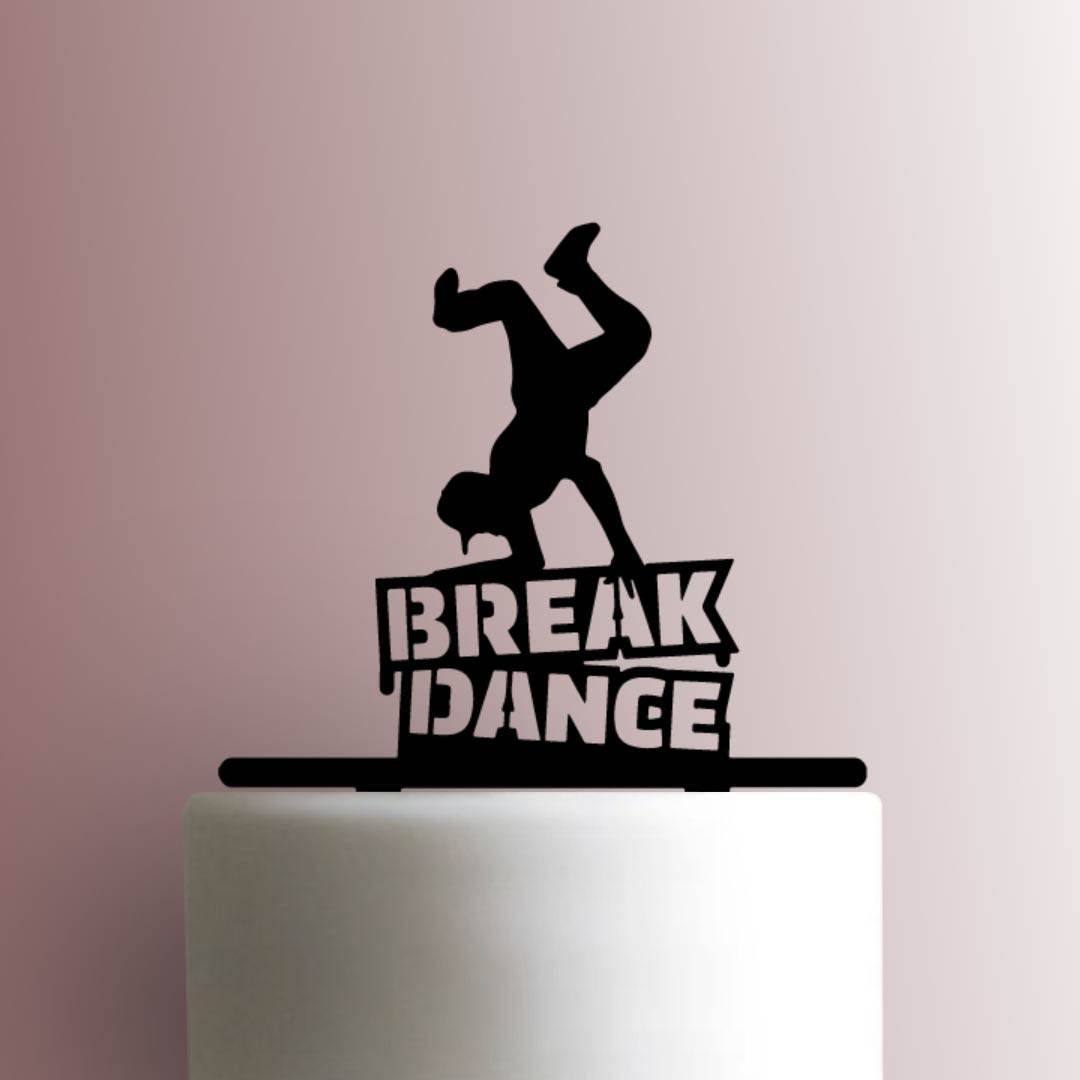 Break Dance - Acrylic Cake Topper