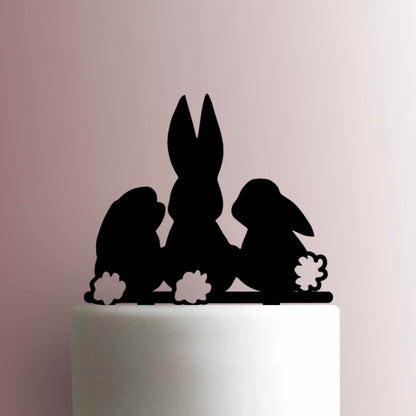 Bunnies - Acrylic Cake Topper