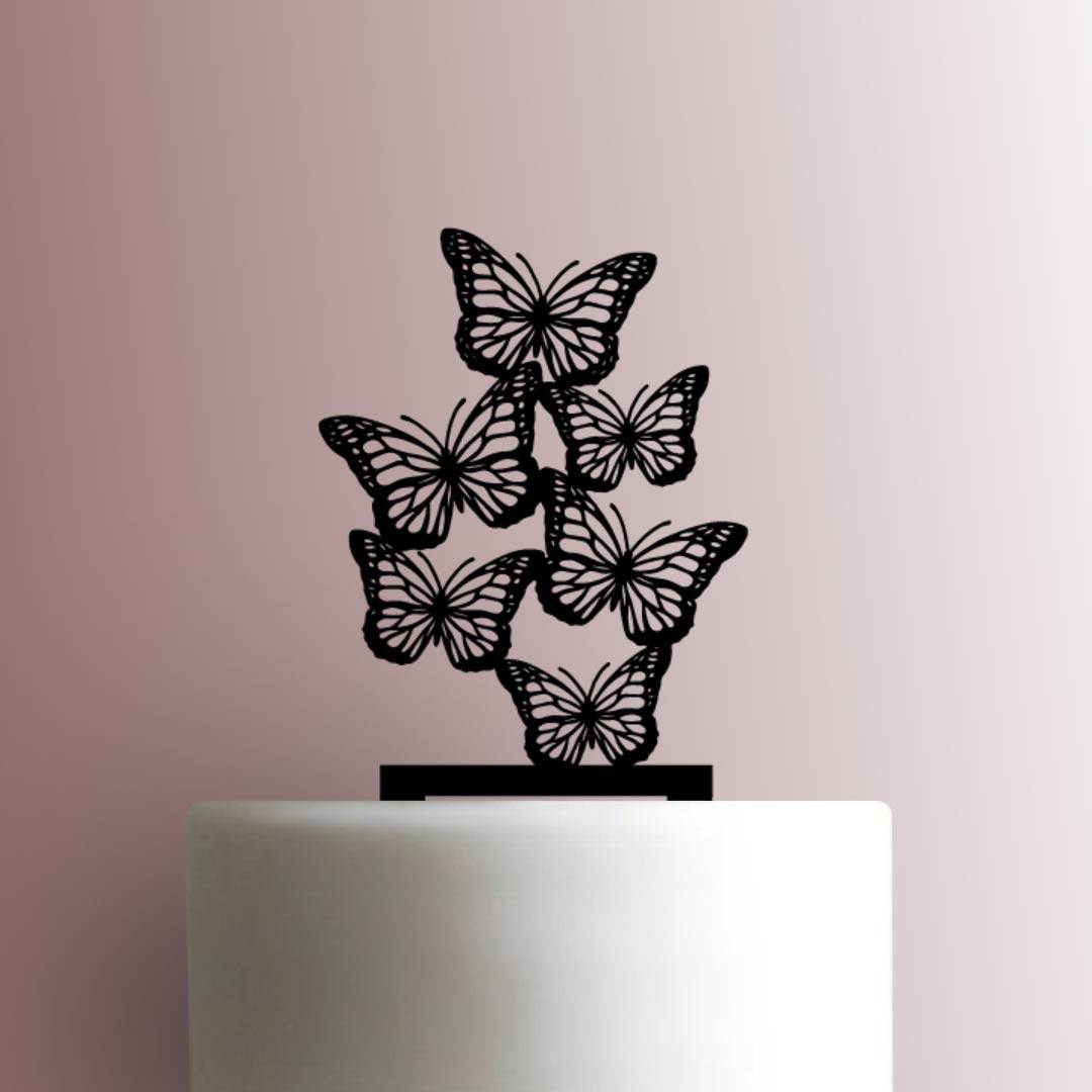 Butterflies - Acrylic Cake Topper