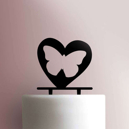 Butterfly Heart- Acrylic Cake Topper